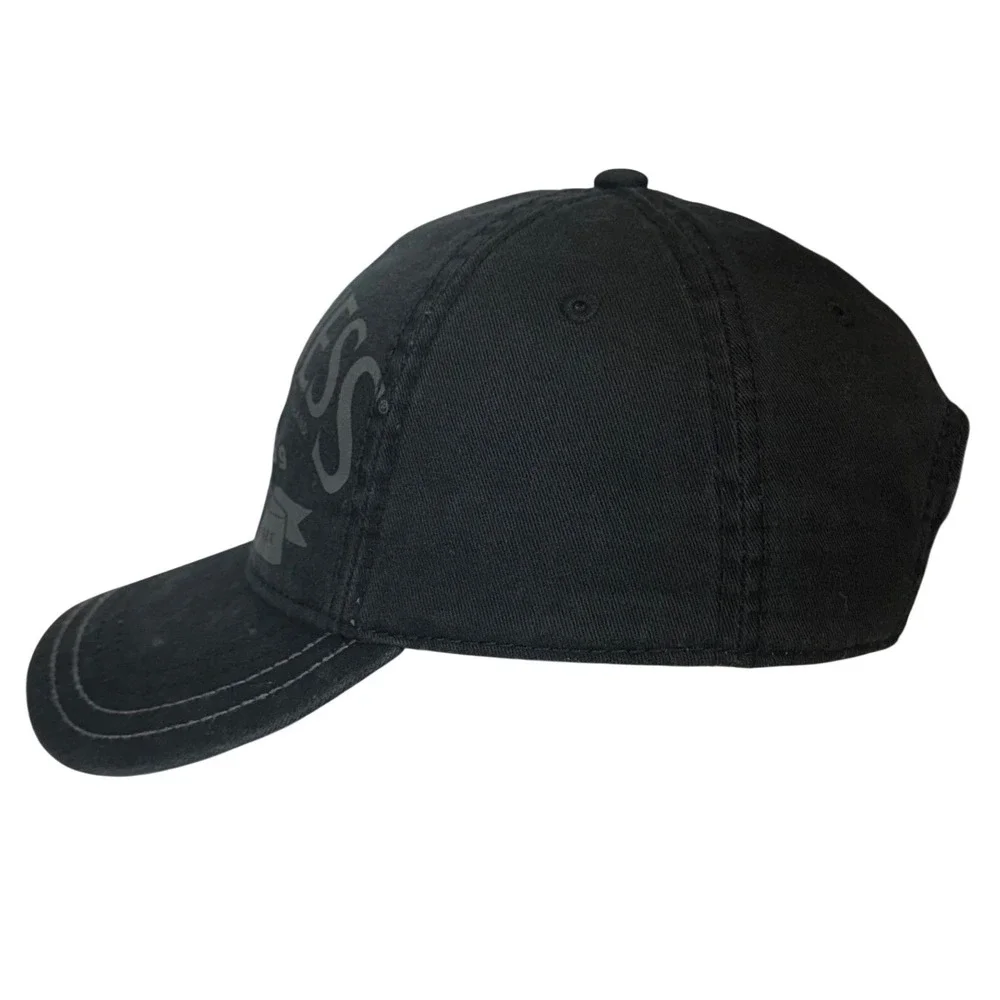 Guinness Baseball Cap OSFM Black St James Gate Dublin Harp Snapback‎ Hat